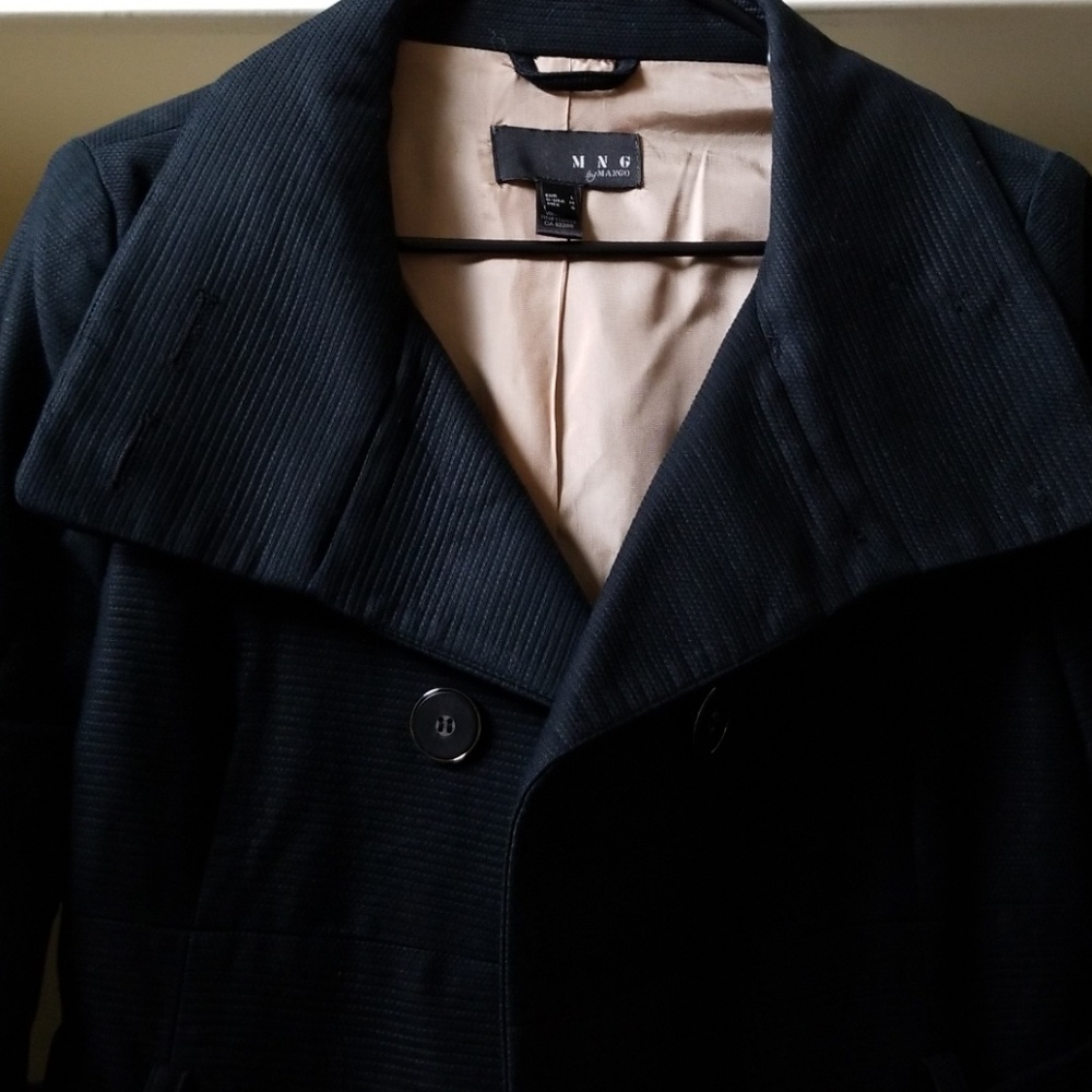 MNG by Mango Womens M - Black Jacket